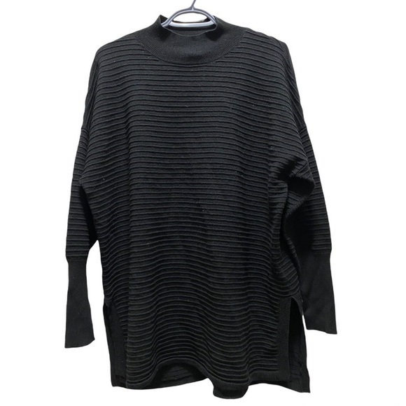 𝅺max Studio Black Pullover Long Sleeves Sweater size 2X - Picture 2 of 5